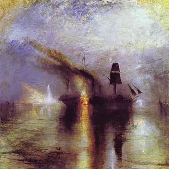 J.M.W. Turner Peace - Burial at Sea. Spain oil painting art